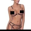Cottelli Collection Cottelli Lingerie Bondage Style Set Lingerie Sets