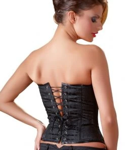 Cottelli Collection Cottelli Party Black Brocade Corset 9 Cottelli Collection Cottelli Party Black Brocade Corset