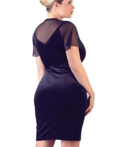 Cottelli Collection Cottelli Curves Plus Size Velvet Dress