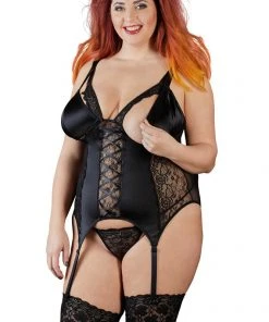 Cottelli Collection Sale Cottelli Curves Plus Size Basque (2XL)