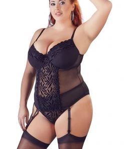 Cottelli Collection Cottelli Curves Basque Plus Size