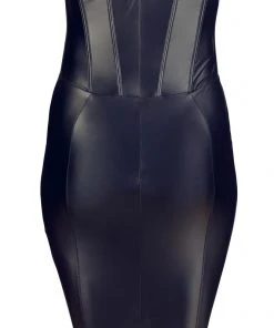 Cottelli Collection Ladies Fetish Clothing Cottelli Curves Open Cup Dress. Large