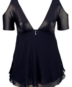 Cottelli Collection Cottelli Curves Plus Size Babydoll / Top (L, 2XL, 4XL) Chemises, Nightwear