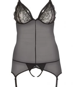 Cottelli Collection Body, Bodysuits, Teddies Cottelli Curves Plus Size Cami Suspender 3XL/4XL