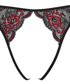 Cottelli Collection Panties And Bras Cottelli Lingerie Black Red Briefs