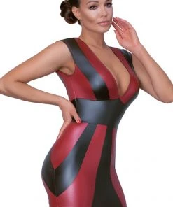 Cottelli Collection Ladies Fetish Clothing Cottelli Party Black Red Dress
