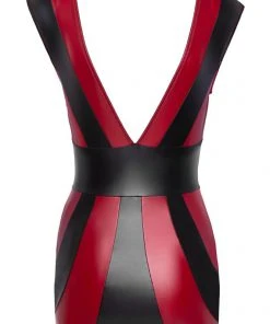 Cottelli Collection Ladies Fetish Clothing Cottelli Party Black Red Dress