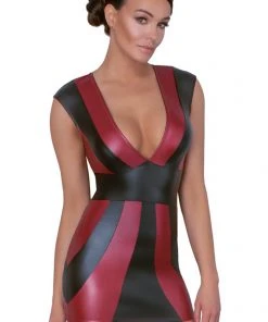 Cottelli Collection Ladies Fetish Clothing Cottelli Party Black Red Dress