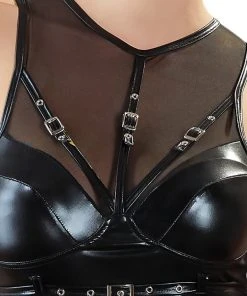 Cottelli Collection Cottelli Party Wetlook Mini Dress