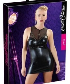 Cottelli Collection Cottelli Party Wetlook Mini Dress