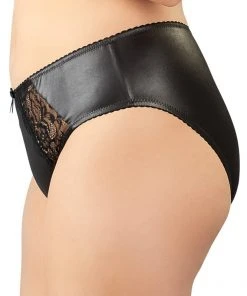 Cottelli Collection Cottelli Curves Plus Size Wetlook Briefs (3XL, 4XL) Wetlook Clothing
