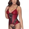 Cottelli Collection Cottelli Lingerie Red Basque