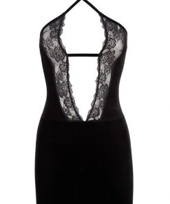 Cottelli Collection Sale Cottelli Party Black Velvet Dress (XL) 9 Cottelli Collection Sale Cottelli Party Black Velvet Dress (XL)