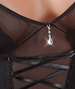 Cottelli Collection Basque Set Lingerie Corsets