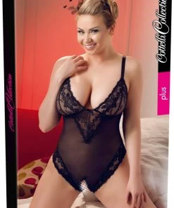 Cottelli Collection Plus Size Crotchless Body