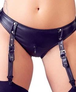 Cottelli Collection Bondage Cottelli Bondage Open Bra And Briefs Ladies Fetish Clothing