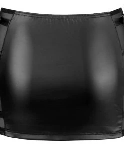 Cottelli Collection Mini Skirt With Buckles Ladies Fetish Clothing