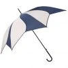 Soake Cream And Navy Swirl Walking Stick Umbrella