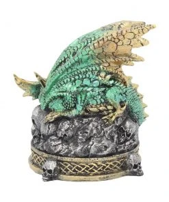 Nemesis Now All Homeware Crystal Crypt Green Dragon