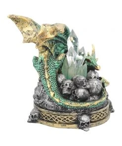 Nemesis Now All Homeware Crystal Crypt Green Dragon