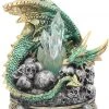 Nemesis Now All Homeware Crystal Crypt Green Dragon