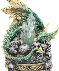 Nemesis Now All Homeware Crystal Crypt Green Dragon
