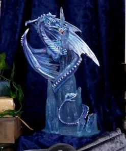 Nemesis Now Crystal Custodian Blue Ice Dragon All Homeware
