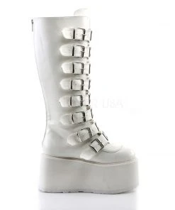 All Footwear Demonia DAMNED-318 Boots White 12 All Footwear Demonia DAMNED-318 Boots White