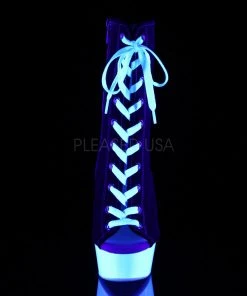 Pleaser DELIGHT-1016SK Boots Black Canvas