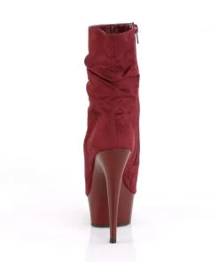 Pleaser DELIGHT-1031 Boots Burgundy
