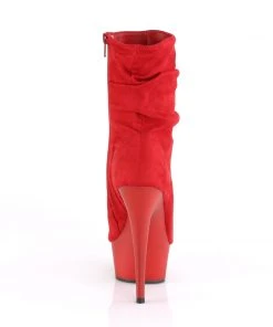 Pleaser DELIGHT-1031 Boots Red All Footwear