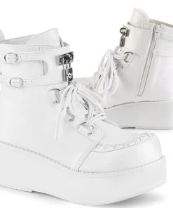 Demonia SPRITE-70 Boots White All Footwear