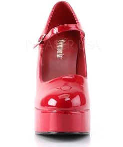 Ladies Fetish Boots Demonia DOLLY-50 Shoes Red