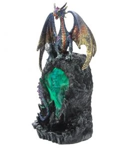 Puckator Ice Dragon LED Back Flow Incense Burner