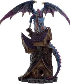 Puckator All Homeware Dark Legends Village Protector Dragon Blue