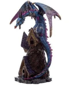 Puckator All Homeware Dark Legends Village Protector Dragon Blue