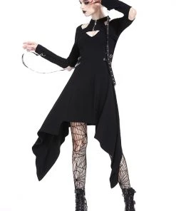 Ladies Gothic Clothing Dark In Love Aura Dress