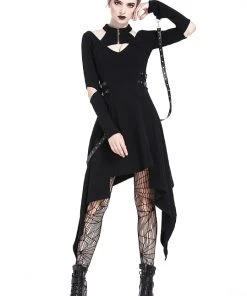 Ladies Gothic Clothing Dark In Love Aura Dress