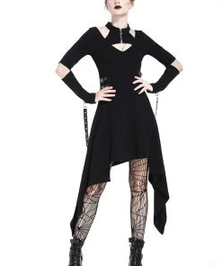 Ladies Gothic Clothing Dark In Love Aura Dress