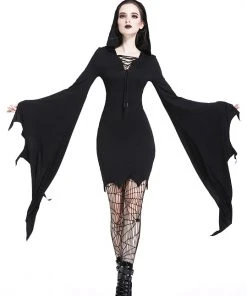 Ladies Gothic Clothing Dark In Love Salem Gothic Dress