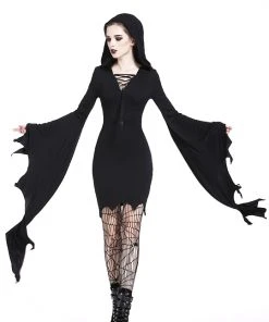 Ladies Gothic Clothing Dark In Love Salem Gothic Dress