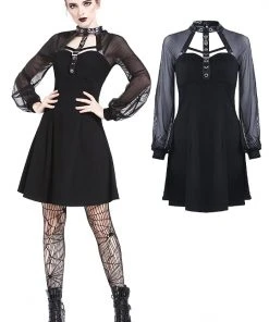 Ladies Gothic Clothing Dark In Love Mischa Dress