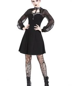 Ladies Gothic Clothing Dark In Love Mischa Dress