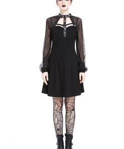 Ladies Gothic Clothing Dark In Love Mischa Dress
