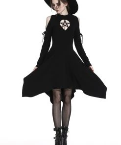Ladies Gothic Clothing Dark In Love Karine Dress