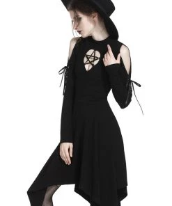 Ladies Gothic Clothing Dark In Love Karine Dress