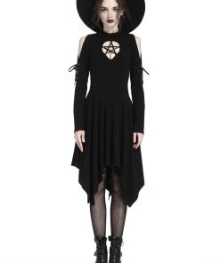 Ladies Gothic Clothing Dark In Love Karine Dress