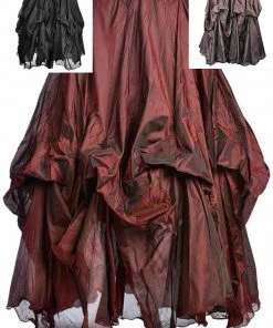 Dark Star Steampunk Skirt Poly Silk Skirt Ladies Gothic Clothing