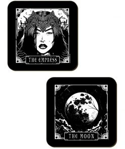 Grind Dining & Barware Deadly Tarot Coaster Set