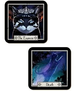 Grind Dining & Barware Deadly Tarot Felis Coaster Set
